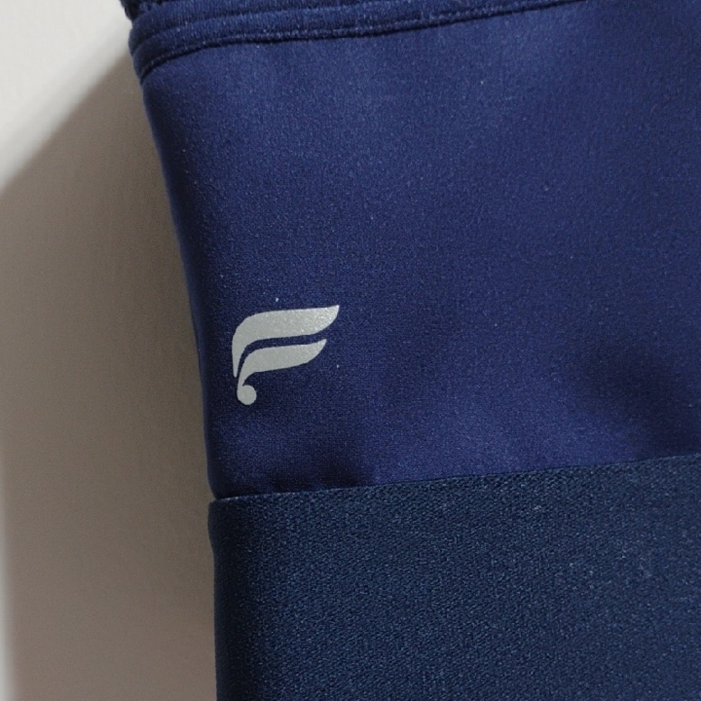 NWOT Fabletics Blare Zip Front High Impact Blue Sports Bra XS (XX-53) - Picture 5 of 5